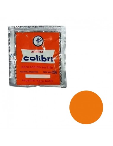 ANILINA COLIBRI naranja 20g  (x uni)